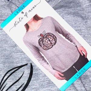 NWT! Long sleeve Pumpkin Graphic Tee